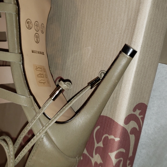 KLUB NICO New Ghille Stiletto Heel Sandal Strappy Studs Lace Up Leather Women's - Picture 9 of 12